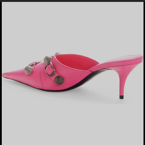 Cagole Pointed Toe Mule Pink - Picture 4 of 17